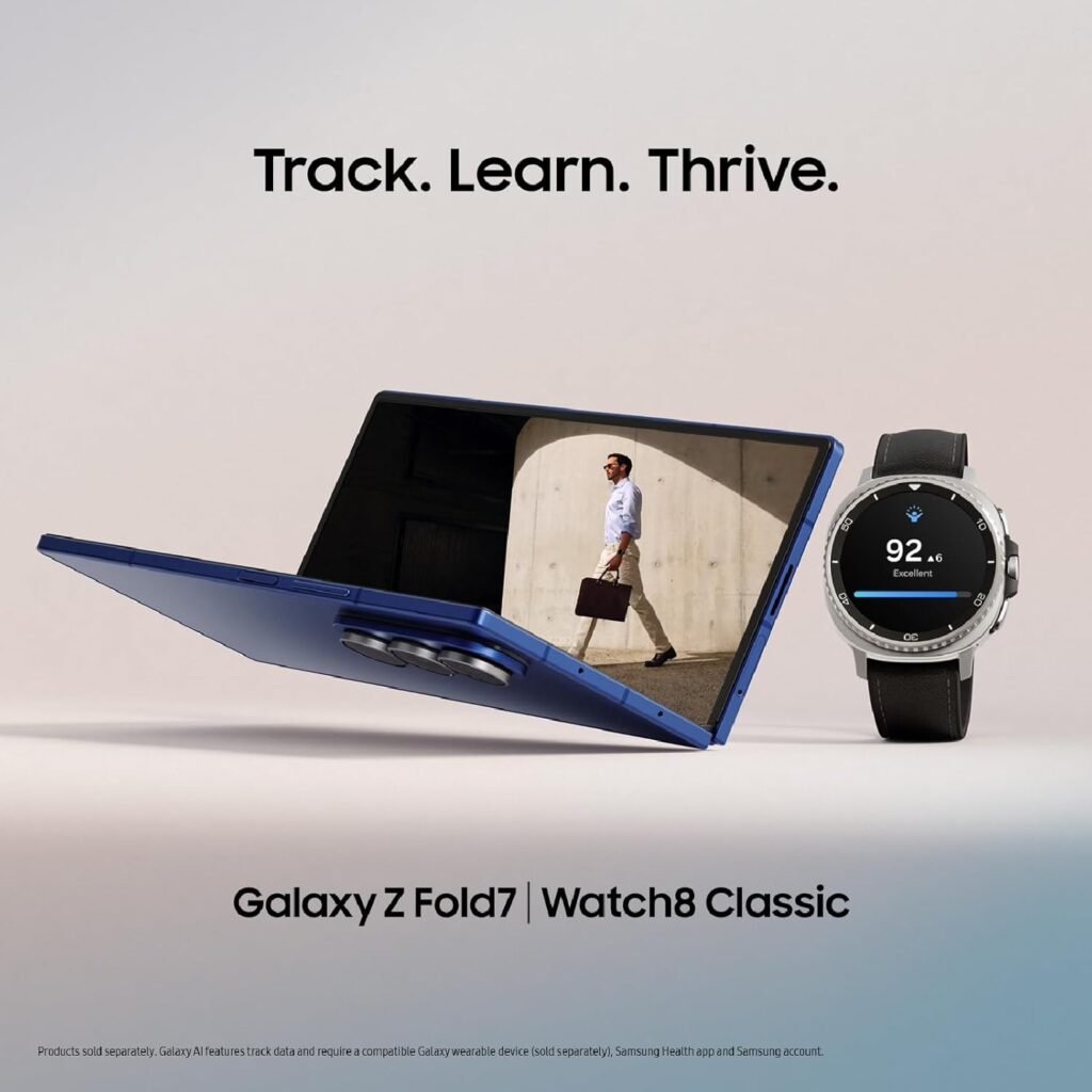 “Samsung Galaxy Watch 8 Classic side view.”