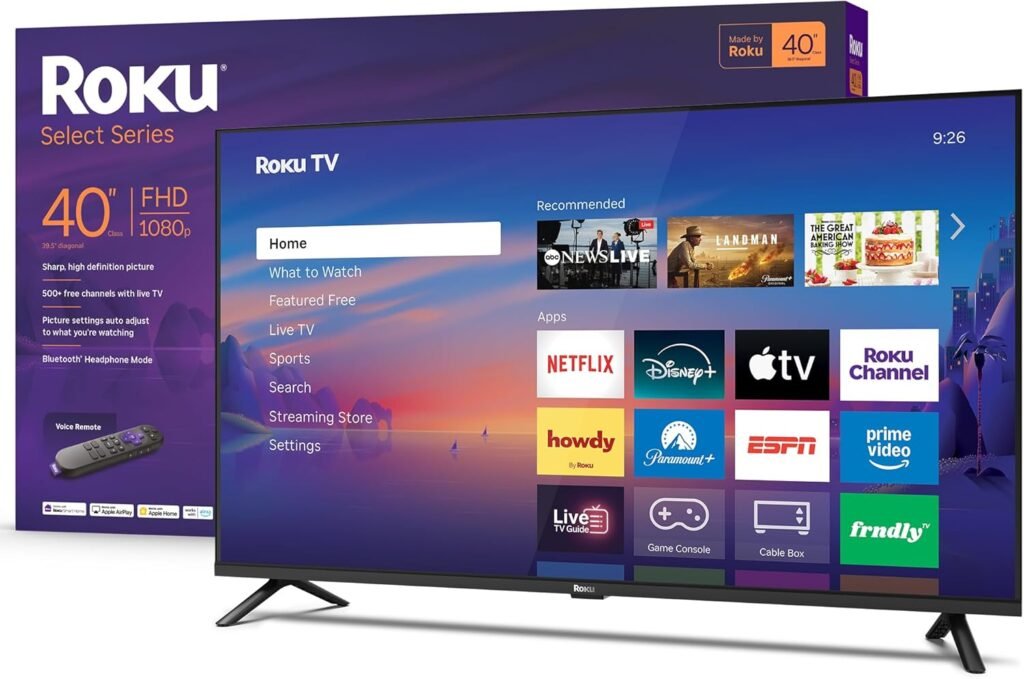 Roku smart TV 2026 40 inches